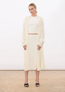Natural Ribbed Crop T-Shirt - West Channel Rd