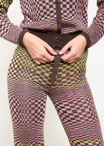 Psychedelic Checkered Pants - West Channel Rd