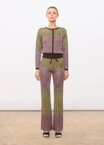 Psychedelic Checkered Pants - West Channel Rd