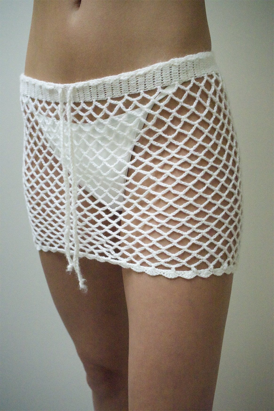 Lisa Crochet Mini-skirt